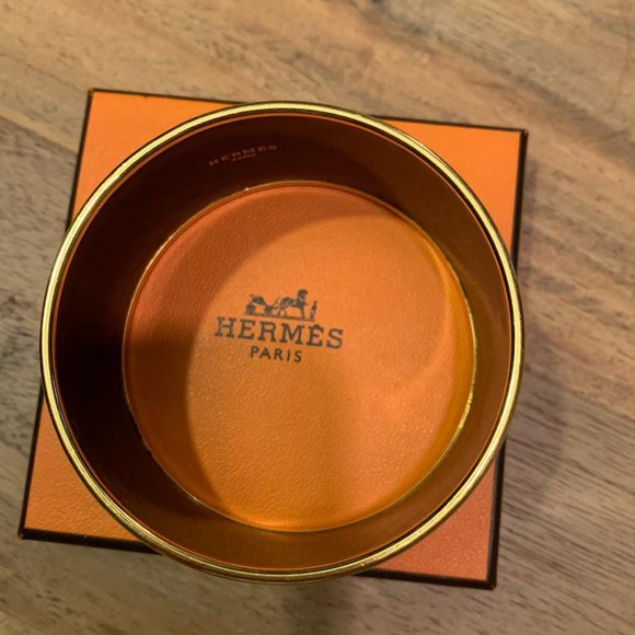SOLD 🧡Hermes Extra Wide Carioca Bangle - Picture 2 of 4